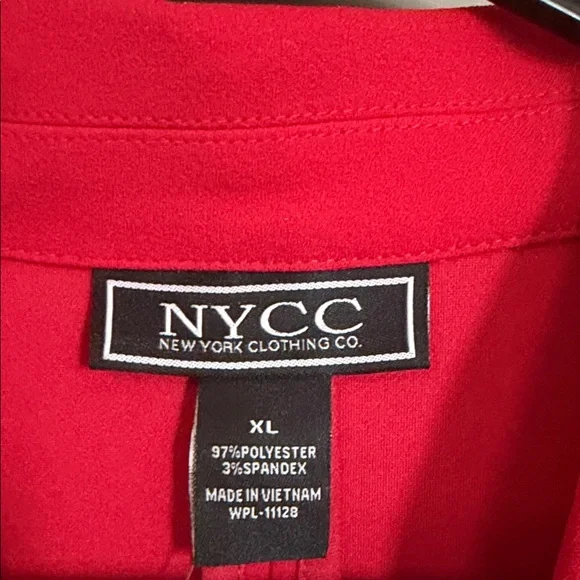 NYC Women's Vibrant Red Suit Jacket - Picture 2 of 3